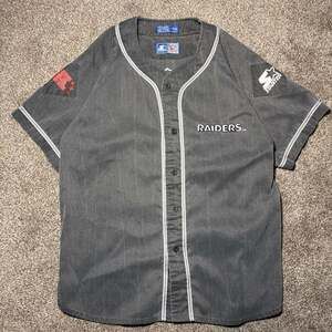 NFL VTG 90s LOS ANGELES RAIDERS STARTER BASEBALL JERSEY